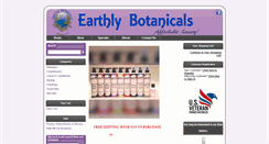 Desktop Screenshot of earthlybotanicalproducts.com